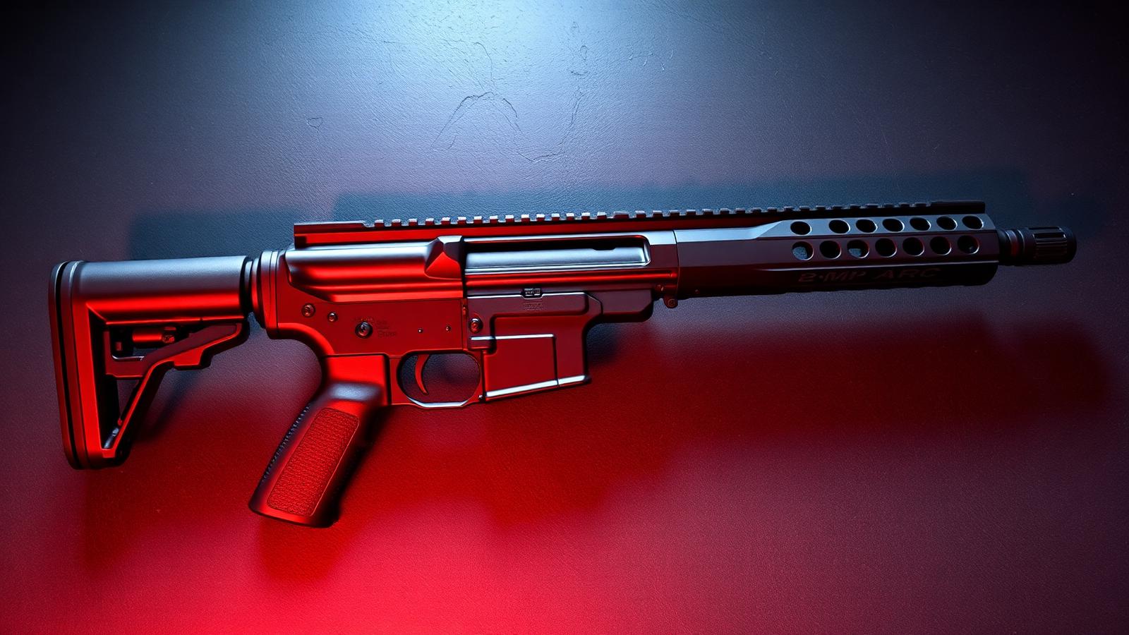 A complete AR-15 upper receiver chambered in 6mm ARC with an 18 inch stainless barrel and premium M-LOK handguard.